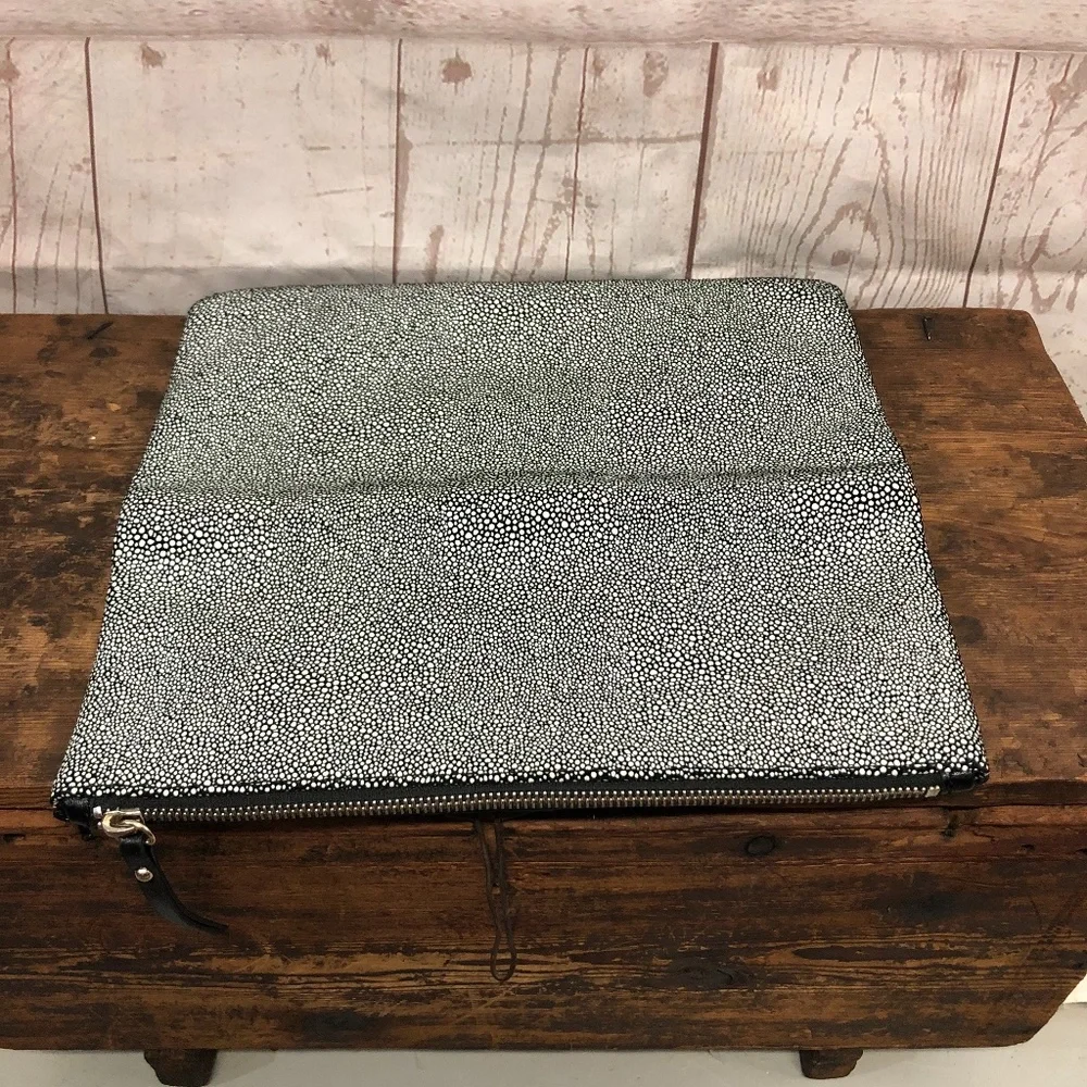 Banana Republic Leather Flavia Fold Over Clutch